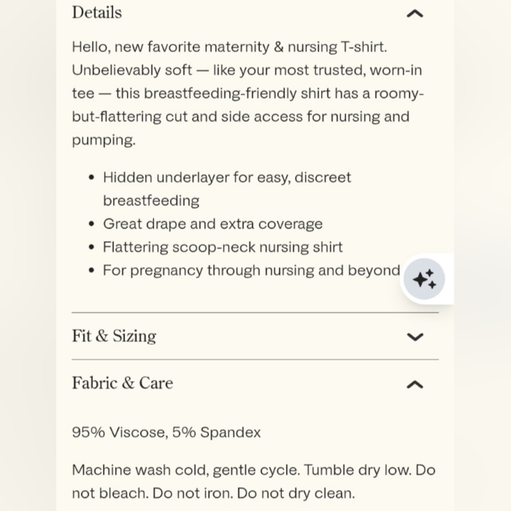 Kindred Bravely Bamboo Gray Short Sleeve Everyday Maternity & Nursing Tee - Picture 6 of 8